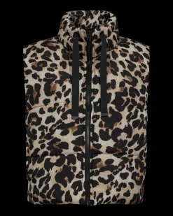 naisten liivi, JOYCO WAISTCOAT Ruskea Kuosi>Freequent New