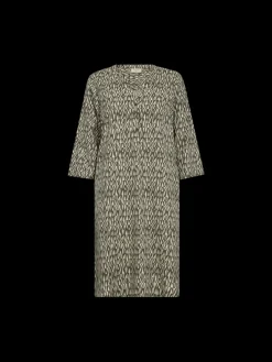 naisten mekko, ADNA DRESS Vihreä Kuosi>Freequent New