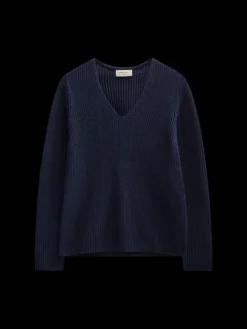 naisten neulepusero FQELLIS-V-PU,>Freequent New