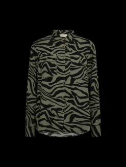 naisten pusero, BINE SHIRT Vihreä Kuosi>Freequent Sale