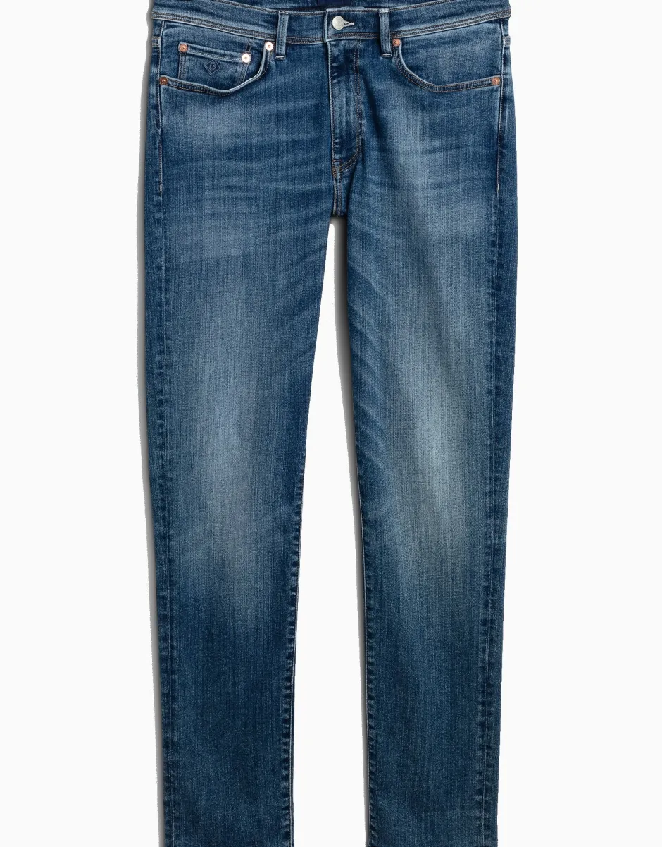 Farkut Slim Active Recover Jeans Indigo>Gant Discount
