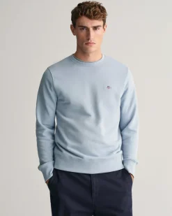 Miesten Collagepaita, REG SHIELD C-NECK>Gant Hot