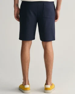 miesten collegeshortsit, REG SHIELD SWEAT SHORTS>Gant