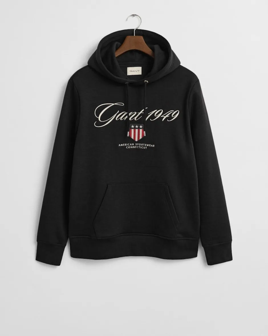 miesten huppari Graphic Hoodies Embroidery,>Gant Discount