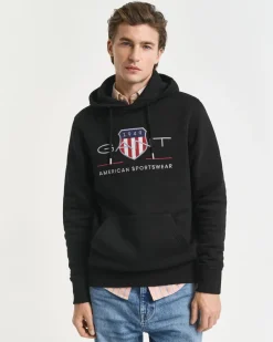 miesten huppari REG ARCHIVE SHIELD HOODIE,>Gant Clearance