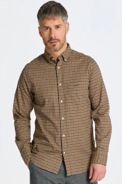 miesten kauluspaita, K TWILL MICRO MULTI CHECK REG>Gant Best