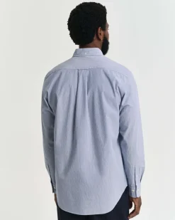miesten kauluspaita, REG DOBBY DOT STRIPE SHIRT>Gant Clearance