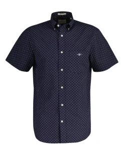 miesten lyhythihainen kauluspaita, REG MICRO PRINT SS SHIRT><noscript><img width=