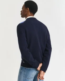 miesten neule, ARGYLE C-NECK>Gant Outlet