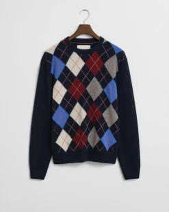 miesten neule, ARGYLE C-NECK><noscript><img width=