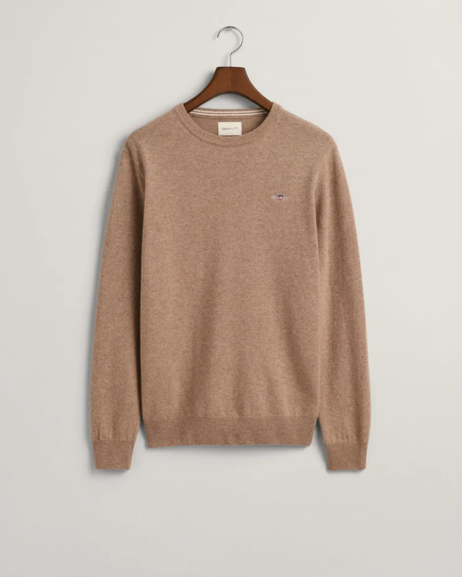 Miesten Neulepaita, SUPERFINE LAMBSWOOL C-NECK>Gant Sale