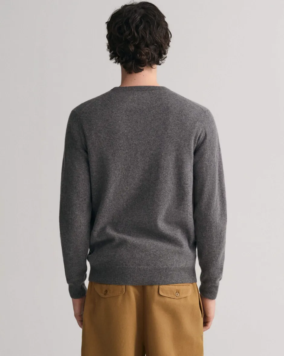 Miesten Neulepaita, SUPERFINE LAMBSWOOL C-NECK>Gant Hot