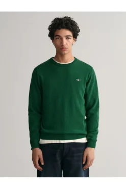 Miesten Neulepaita, SUPERFINE LAMBSWOOL C-NECK>Gant New