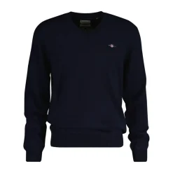 miesten neulepusero K CTN/WO V-NECK,>Gant Sale