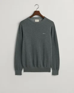 miesten neulepusero, K COTTON PIQUE C-NECK><noscript><img width=