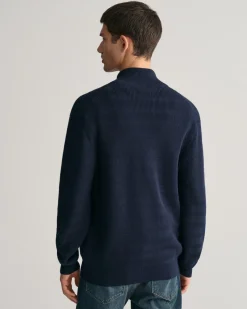 miesten neuletakki, STRIPE TEXTURED COTTON FULL ZIP>Gant Sale