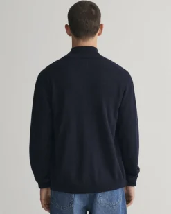 miesten neuletakki, SUPERFINE LAMBSWOOL ZIP CARDIGAN>Gant Hot