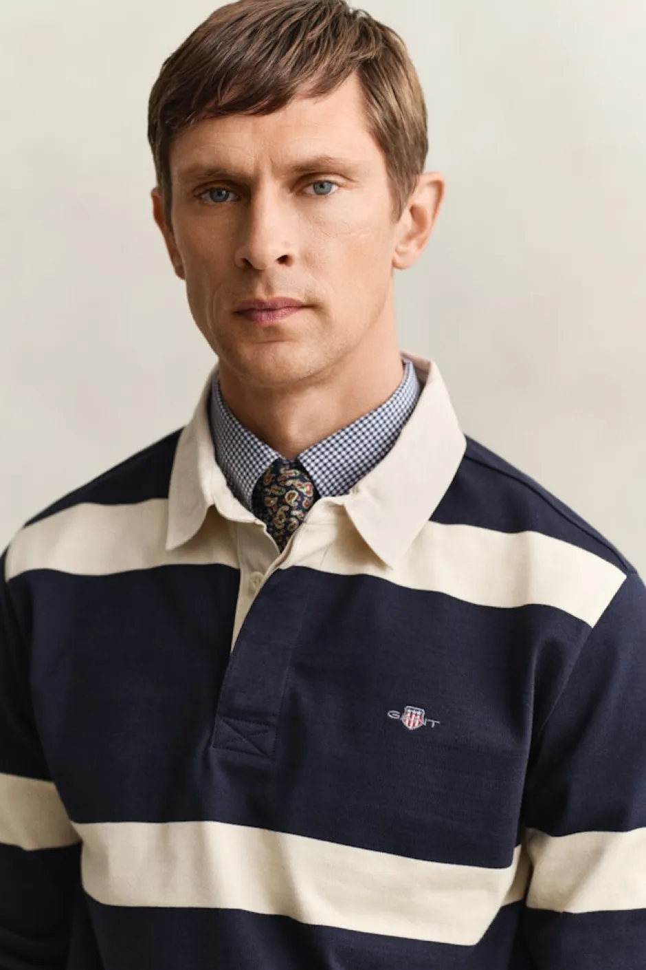 miesten paita Striped Rugger,>Gant Hot