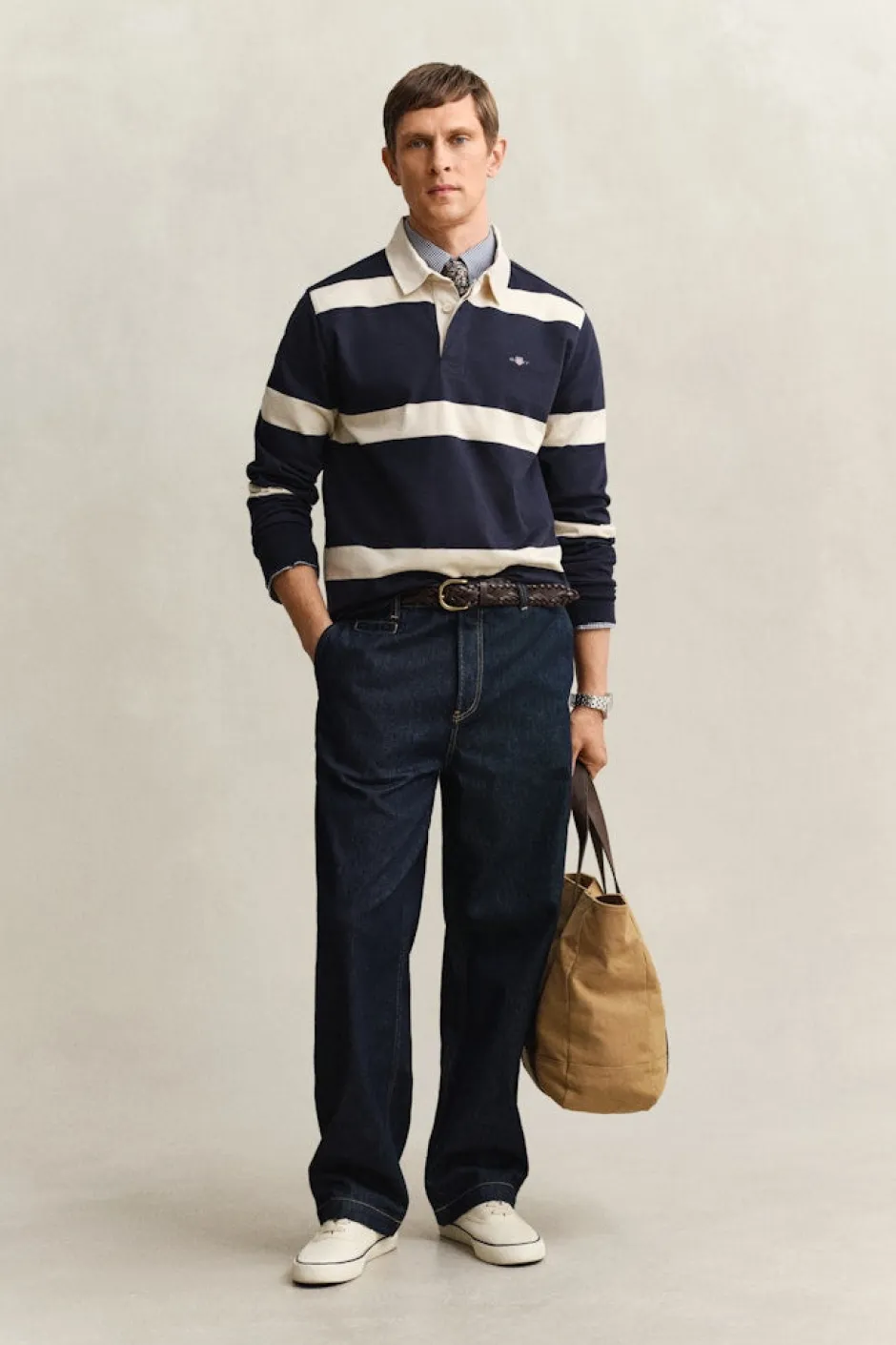 miesten paita Striped Rugger,>Gant Hot