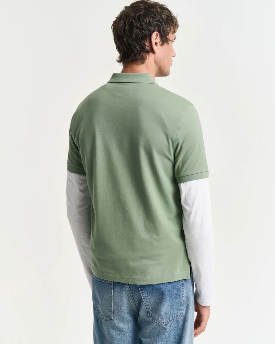 Miesten Pikeepaita, REG SHIELD SS PIQUE>Gant Discount