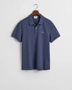 Miesten Pikeepaita, REG SHIELD SS PIQUE Indigo><noscript><img width=