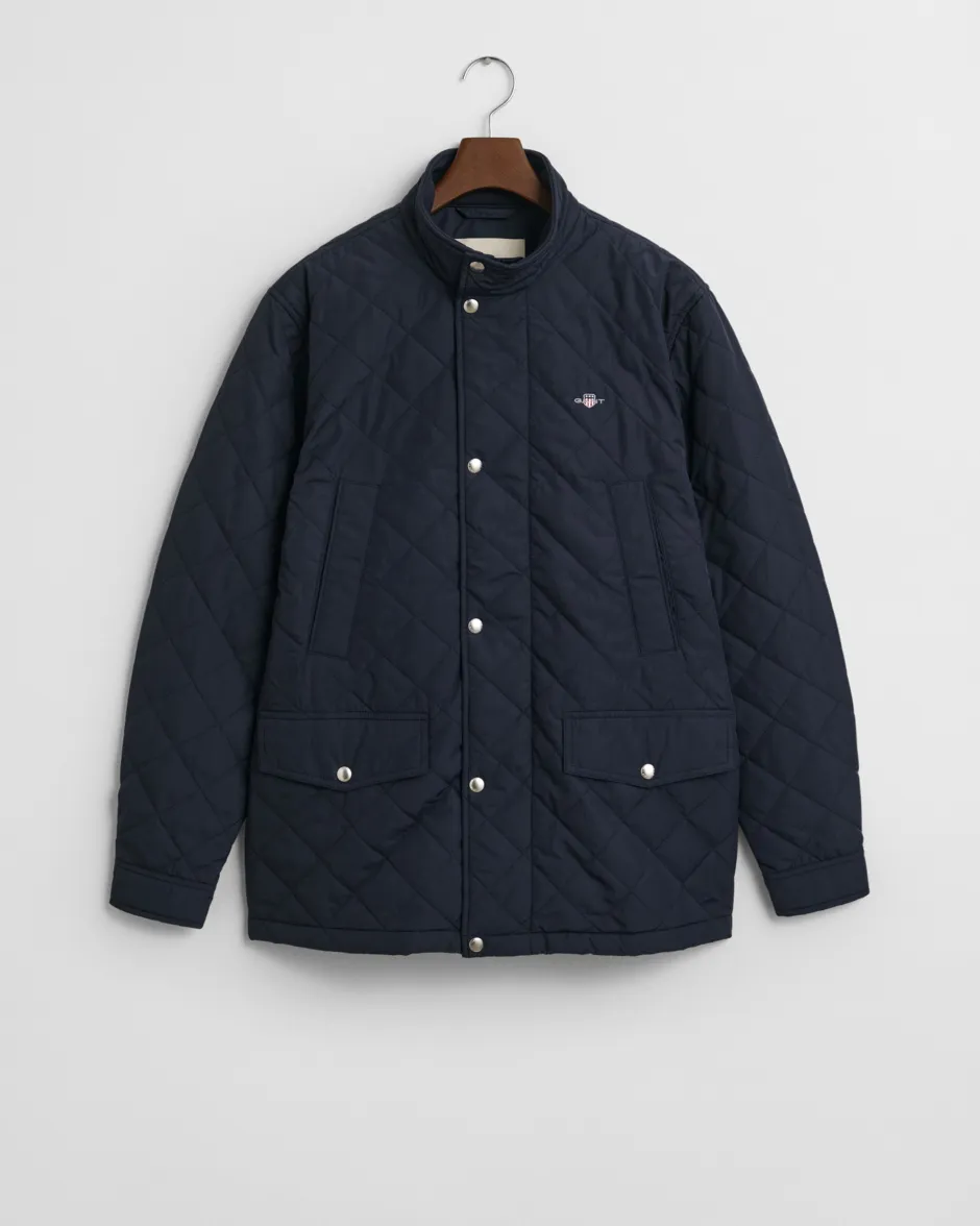 miesten tikkitakki, QUILTED WINDCHEATER MID JACKET>Gant Clearance