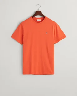 Miesten T-Paita, REG SHIELD SS T-SHIRT>Gant