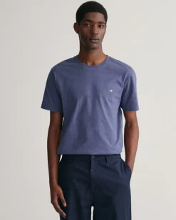 Miesten T-Paita, REG SHIELD SS T-SHIRT>Gant