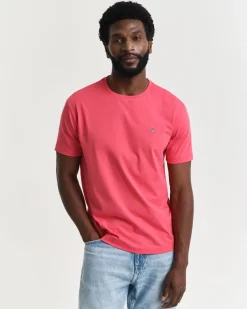 miesten t-paita, REG SHIELD SS T-SHIRT>Gant Outlet