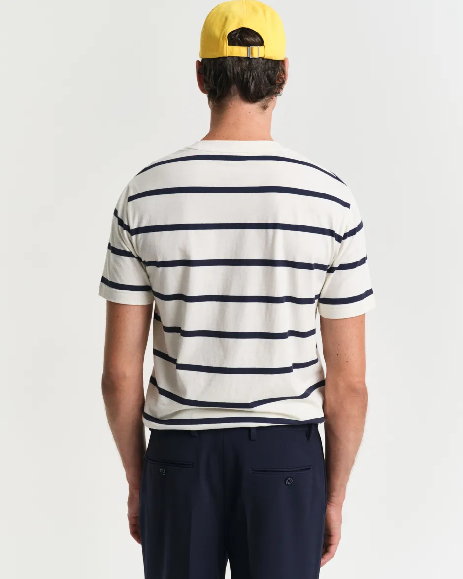 miesten t-paita, STRIPED T-SHIRT n>Gant Online