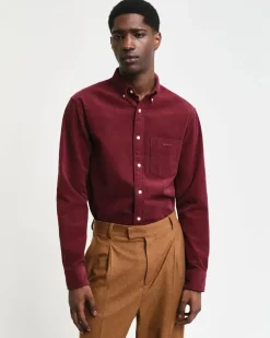 miesten vakosamettikauluspaita, REG UT CORDUROY SHIRT>Gant Sale