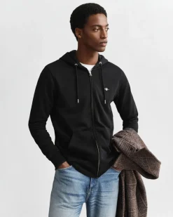 miesten vetoketjullinen huppari K Shield Full Zip Hoodie,>Gant Clearance
