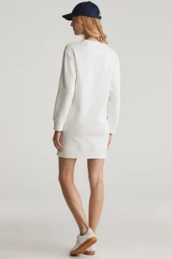 Naisten Mekko, SHIELD C-NECK SWEAT DRESS>Gant Outlet