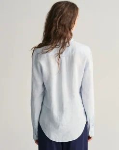 naisten paitapusero, REG LINEN CHAMBRAY SHIRT>Gant Online