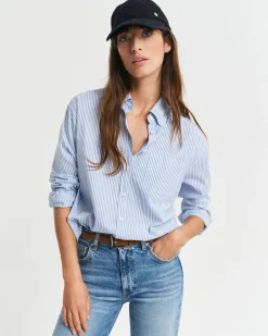 naisten paitapusero, REL LUXURY OXFORD STRIPED BD SHIRT>Gant Hot