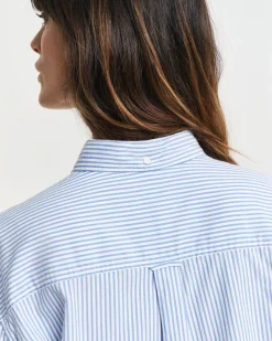 naisten paitapusero, REL LUXURY OXFORD STRIPED BD SHIRT><noscript><img width=