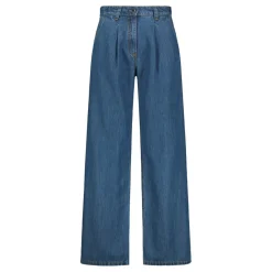 naisten farkut, ALVA TROUSERS DENIM Indigo>Gauhar Hot