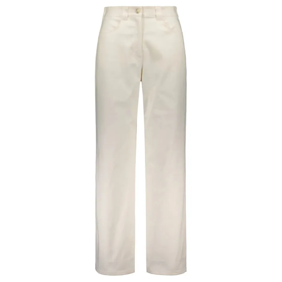 naisten housut, COTTON TROUSERS WIDE>Gauhar Online