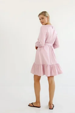 naisten mekko, FRILL DRESS ROSE><noscript><img width=
