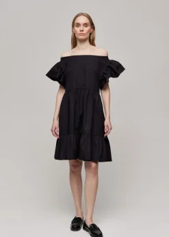naisten mekko, LISA DRESS BLACK>Gauhar Best