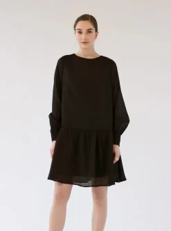 Naisten Mekko ORGANZA DRESS CHOCOLATE>Gauhar Best