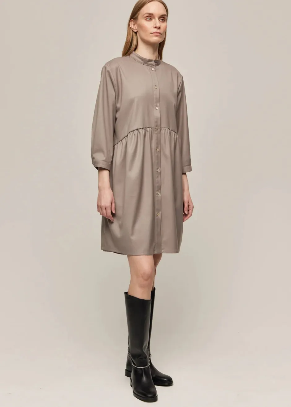 naisten mekko, SHIRT DRESS OYSTER>Gauhar Best