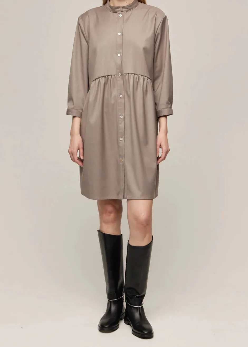 naisten mekko, SHIRT DRESS OYSTER>Gauhar Best