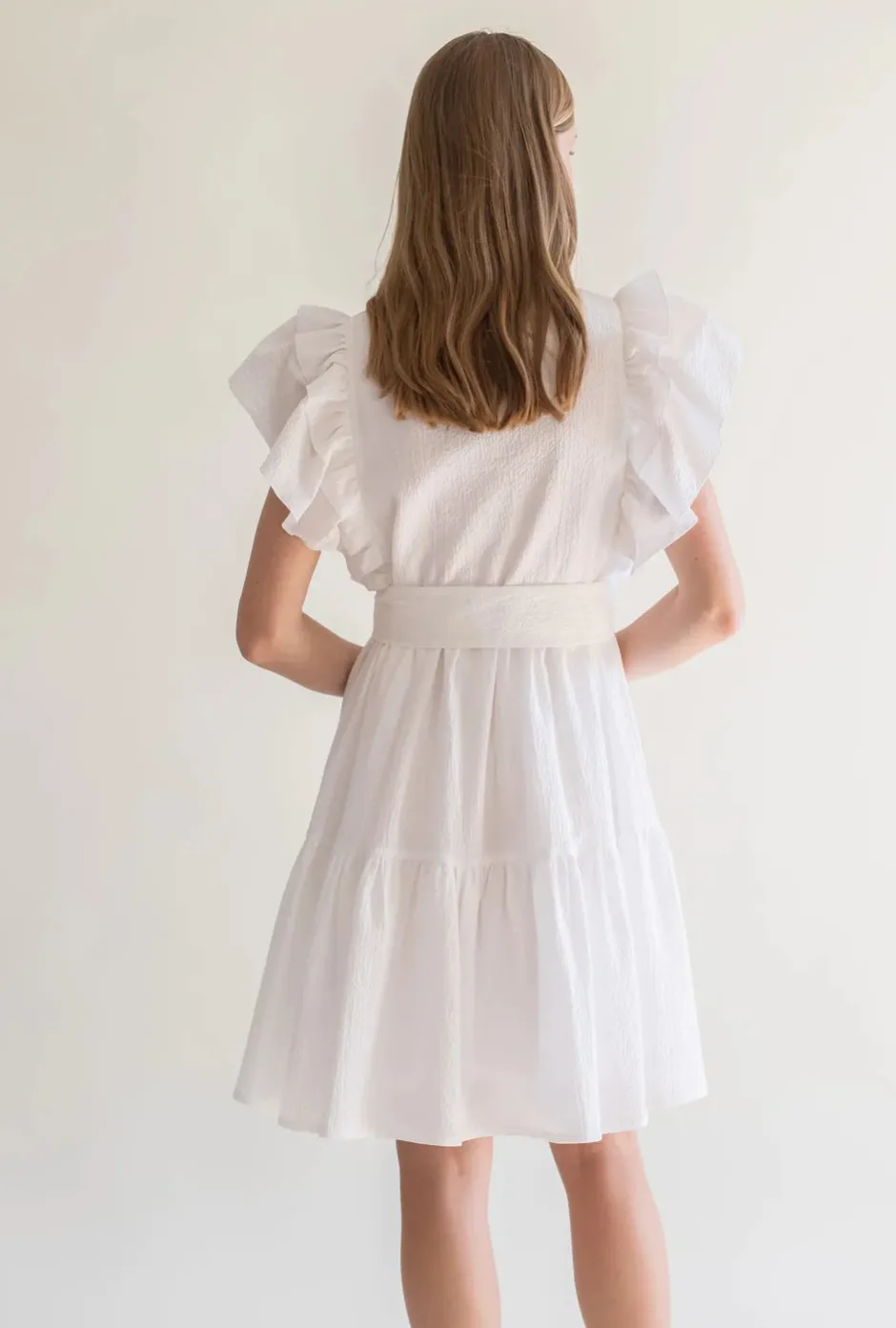 Naisten Mekko, Vicky Dress White>Gauhar Online