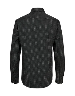 miesten kauluspaita, K MICRO PRINT SHIRT>Gino marcello New