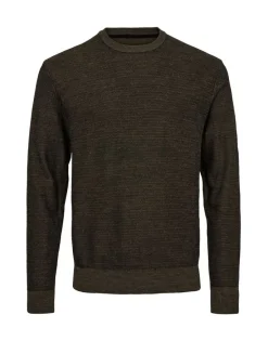 Miesten Neulepusero, K O-NECK WOOL MODERN FIT>Gino marcello Sale