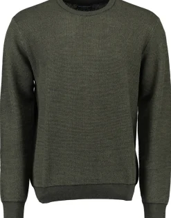 miesten neule, MERINO O-NECK>Gino marcello Outlet