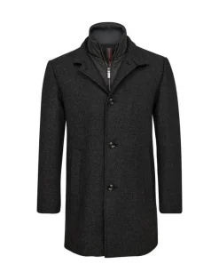 miesten villakangastakki K WOOL COAT,>Gino marcello New