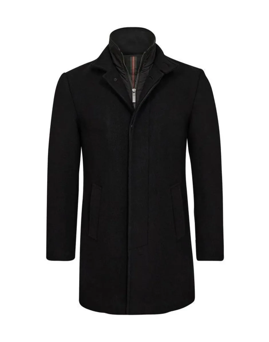 miesten villakangastakki K WOOL COAT,>Gino marcello Outlet