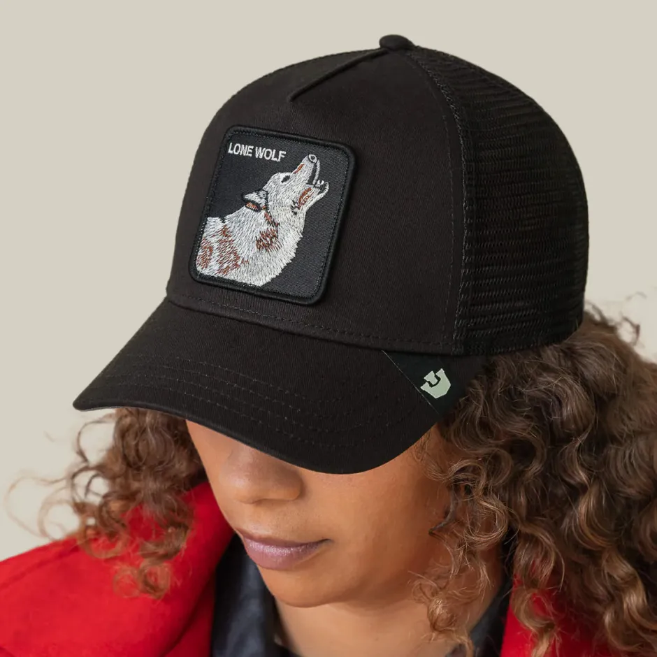 lippis Lone Wolf Trucker,>Goorin Bros Discount